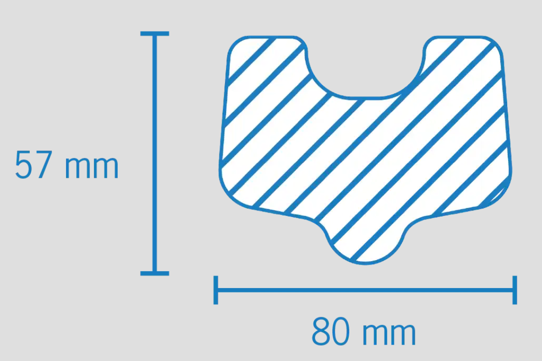 Ultra Forestry Tracks UNHD - UFUNHD75055-F2-2 - Nokian F2 -  2 Studs Per Bar