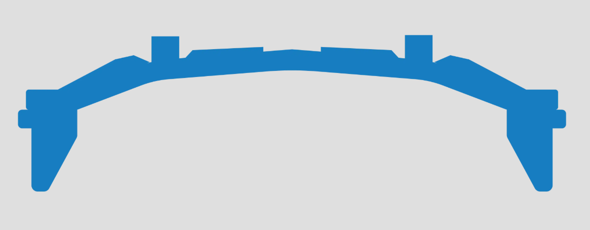 Ultra Forestry Tracks MGHD - UFMGHD78050-F2-2 - Nokian F2 -  2 Studs Per Bar