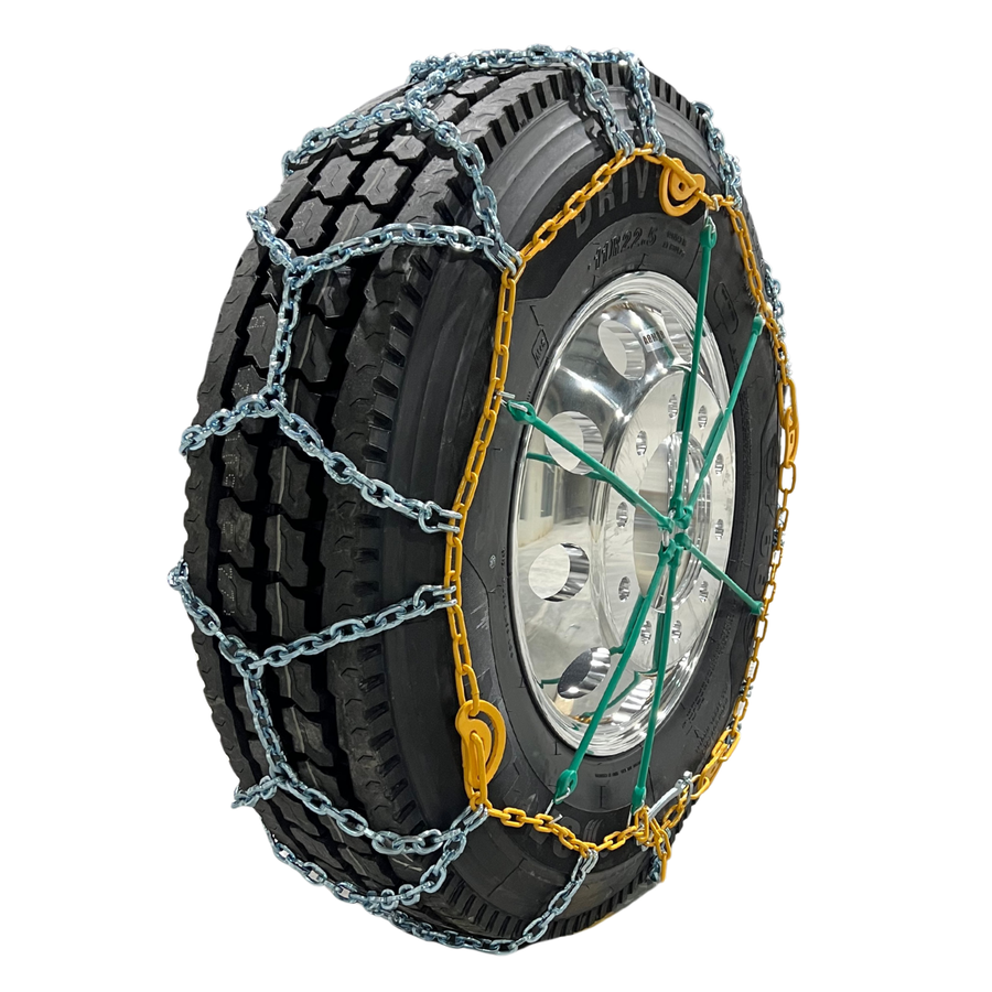 Ultra EQ Euro Square Link Single Tire Chain with Cams - 5.5mm