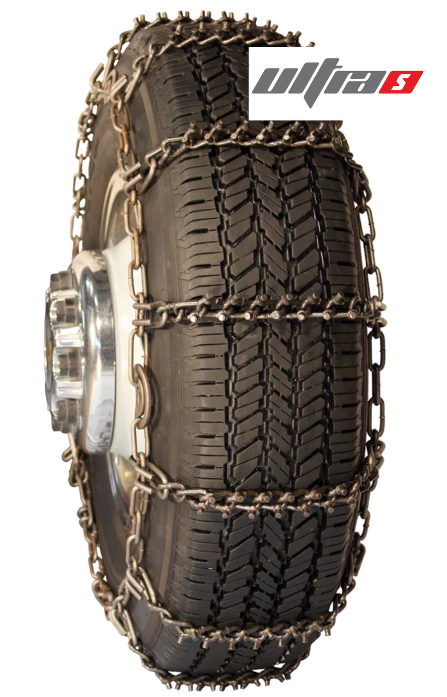 Ultra S Studded Single XL Tire Chain With Cam Locks - 8mm