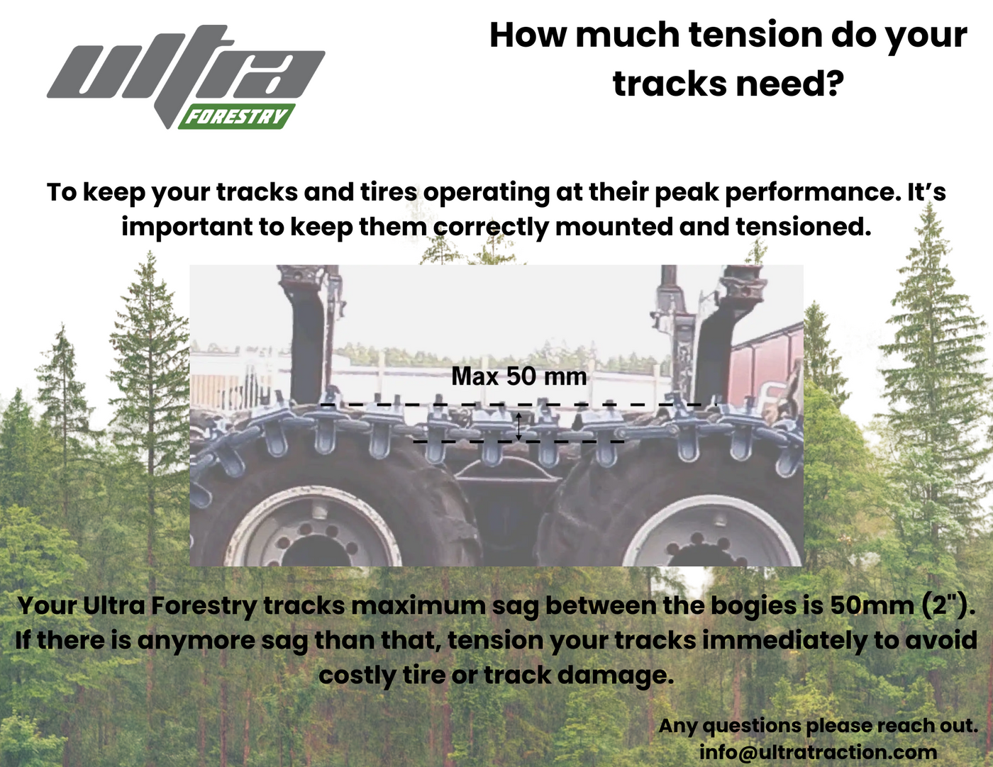 Ultra Forestry Track Tension Guide