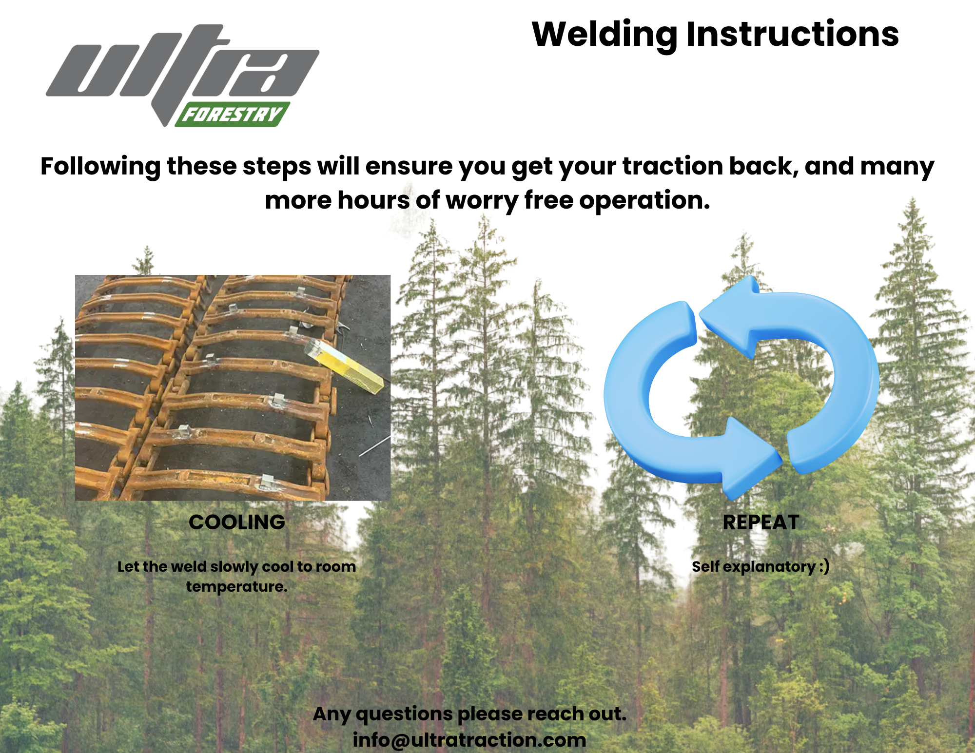 Ultra Forestry Track Welding Procedure