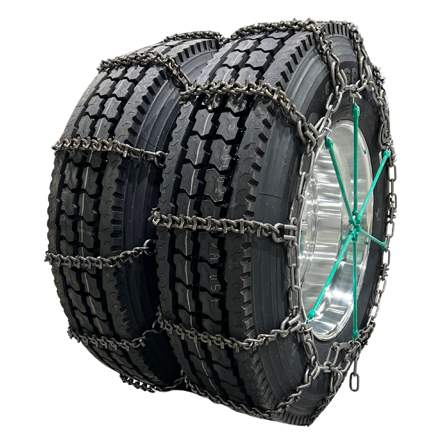 Ultra V-bar Canadian Spec Triple Tire Chain With Cam Locks - 7mm - Commercial Truck