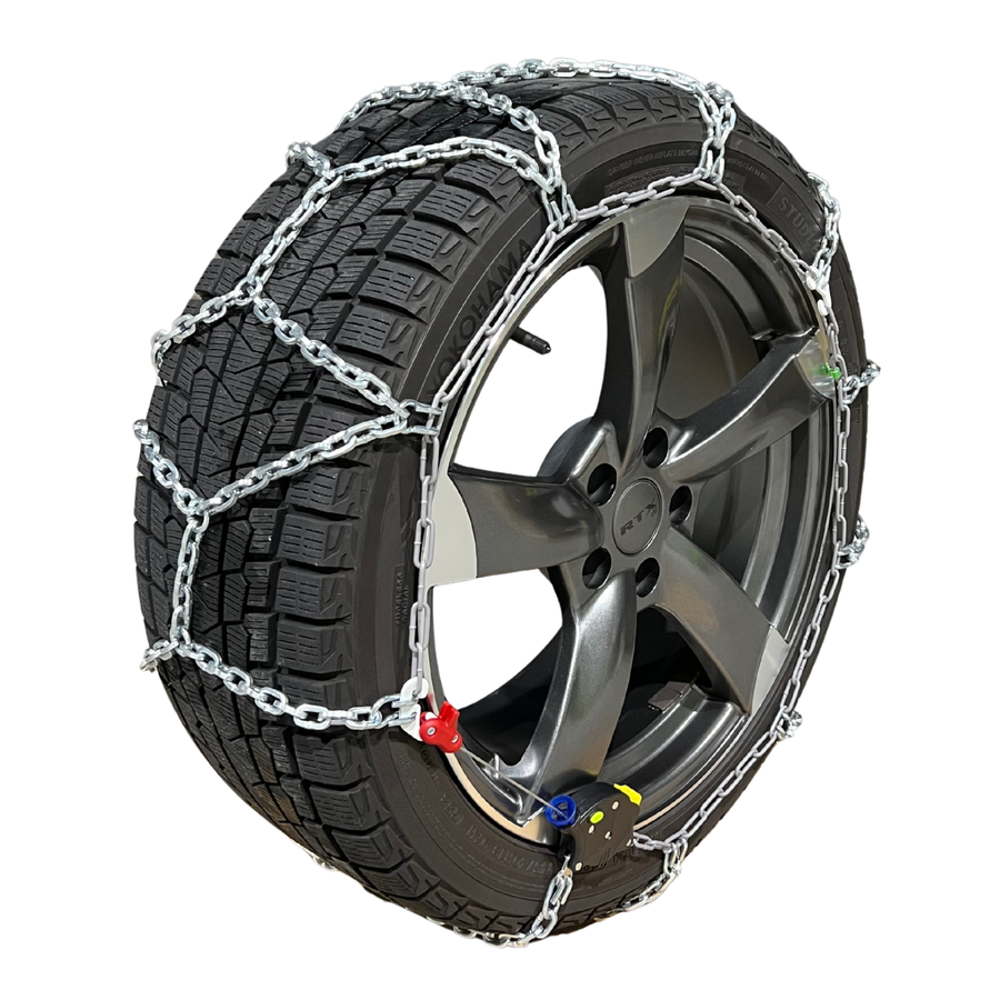 Ultra X Series Lite 3.8mm Square Link Euro Hoop Chain With Auto Tightening System - Passenger