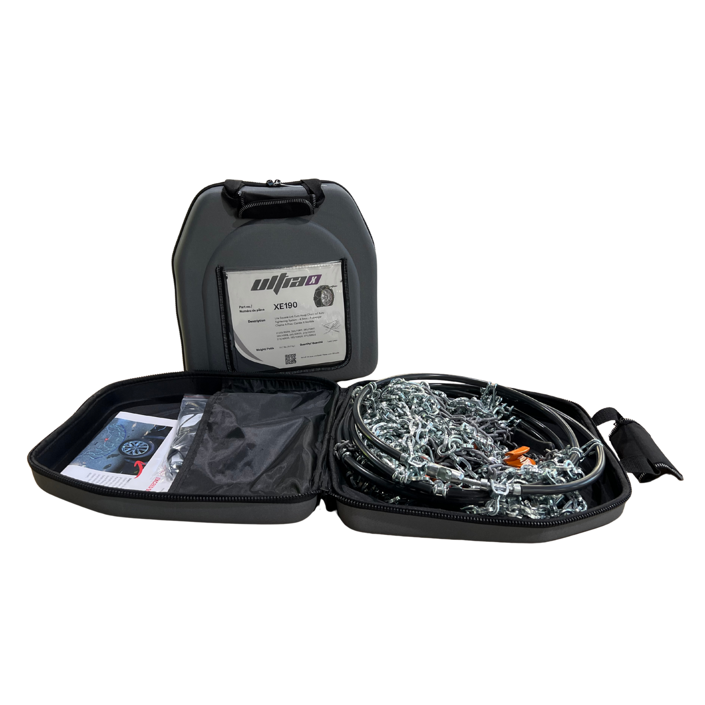 Ultra X Series 4.5mm Square Link Euro Hoop Chain With Pull Chain Tightening System - SUV/CUV/LT